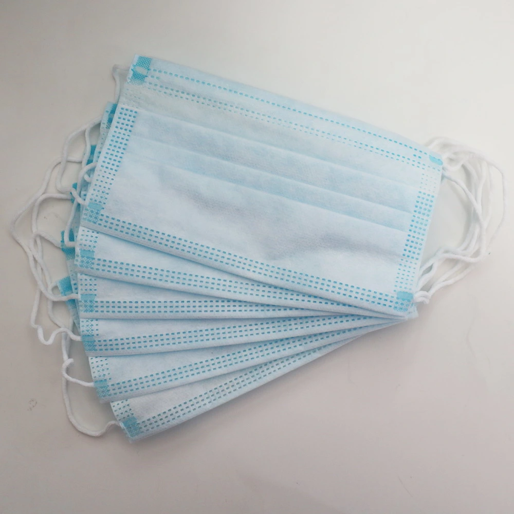 Disposable Protective Nonwoven 3ply Face Mask Stock Children Adults Kids