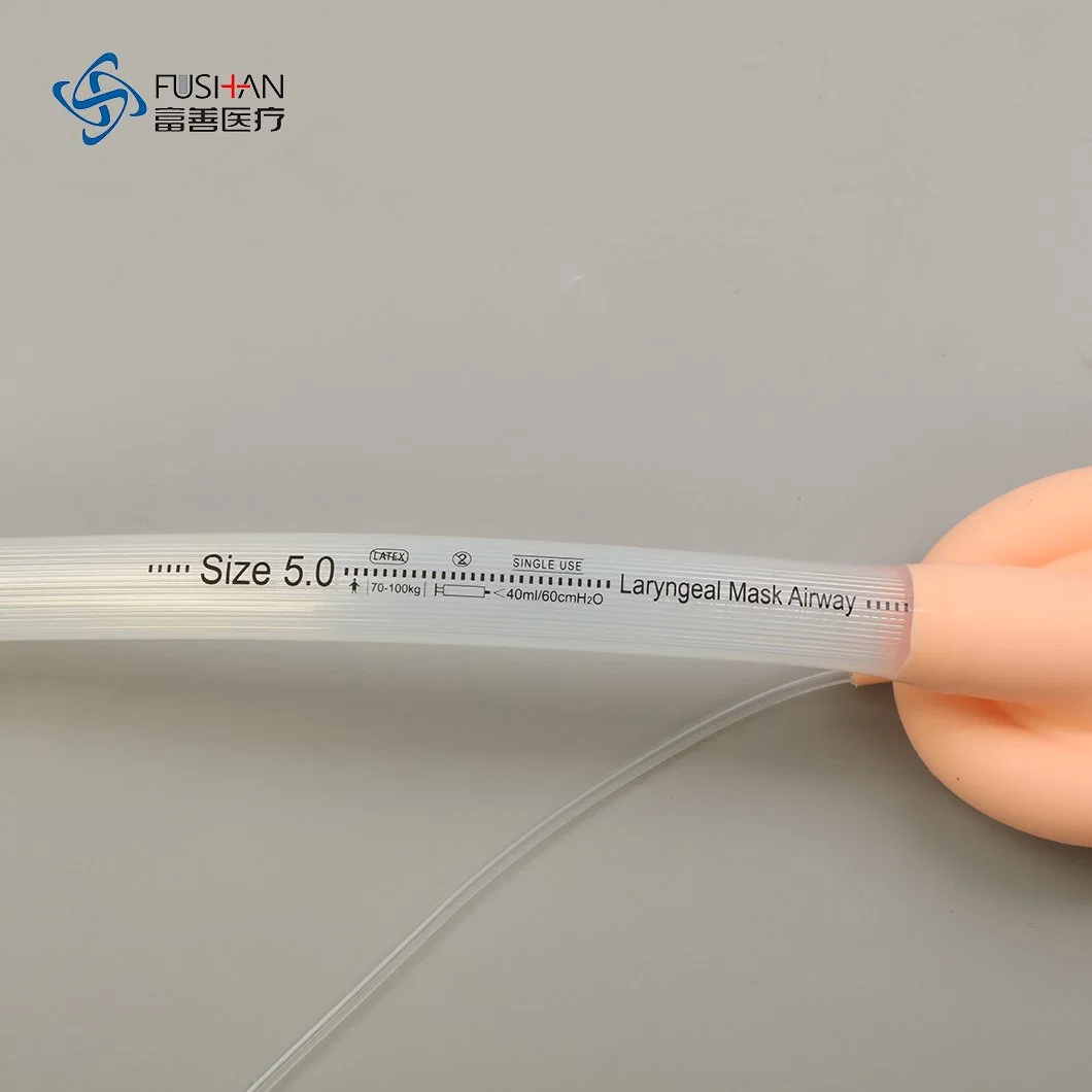 China Fushan Medical Hot Sale Product Disposable Silicone Laryngeal Mask Airway Lma Anesthesia with CE ISO FDA