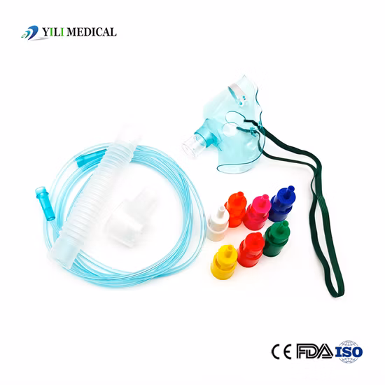 Bm® Disposable High Quality Medical PVC Adjustable Oxygen Venturi Mask Size S/M/L/XL