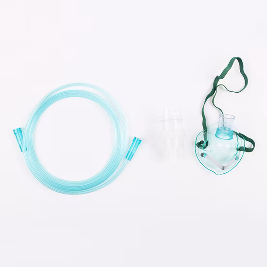 Bm® High Quality Disposable Medical PVC Oxygen Mask with Tube ISO13485 CE FDA